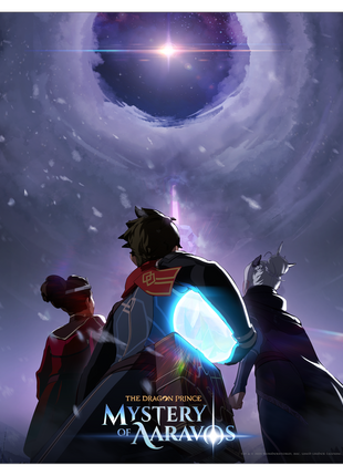 Eye of the Storm: The Dragon Prince Metal Poster / Print