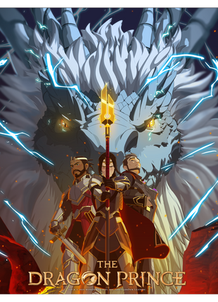 Defending The Border: The Dragon Prince Metal Poster / Print