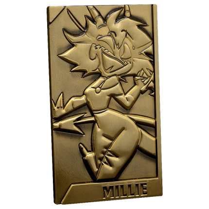 Millie Gold Plated Metal Collectible Card