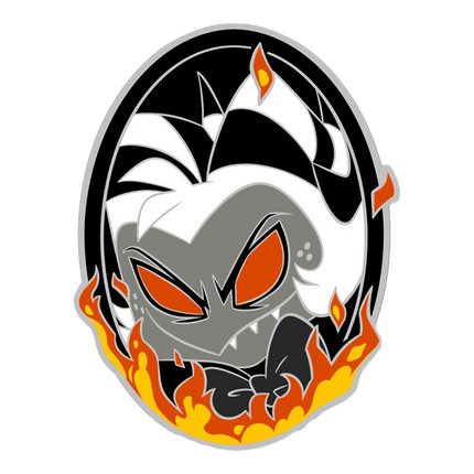 Moxxie Fiery Portrait - Enamel Pin *LAST CHANCE*