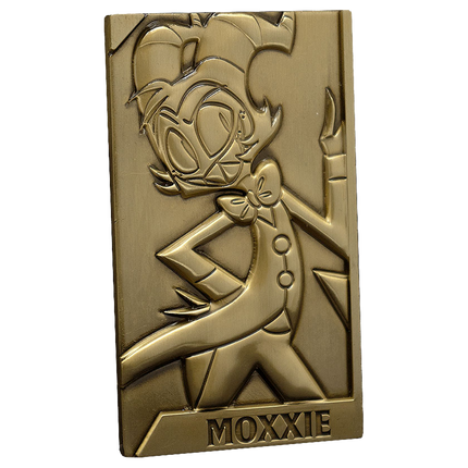 Moxxie Gold Plated Metal Collectible Card