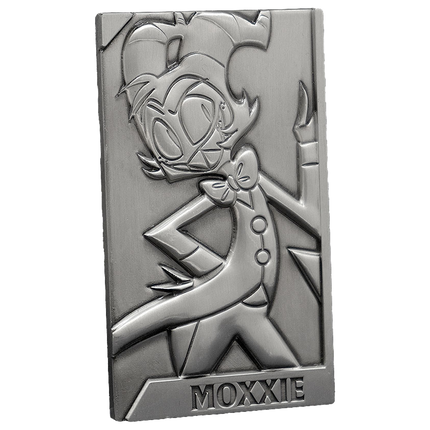 Moxxie Silver Plated Metal Collectible Card