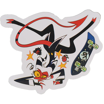 Moxxie Skateboard Sticker *LIMITED STOCK*