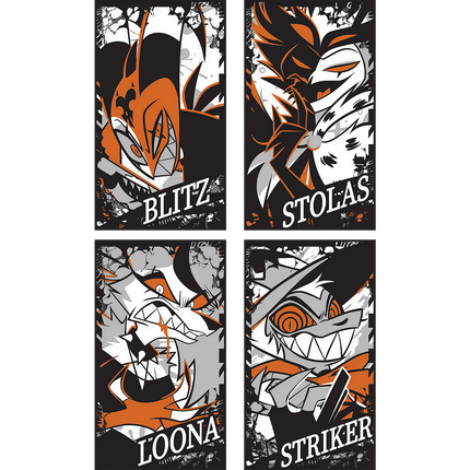 Metal Card Set Demon Series Wave 1 Orange Variant