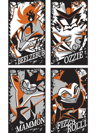 Metal Card Set Demon Series Wave 2 Orange Variant