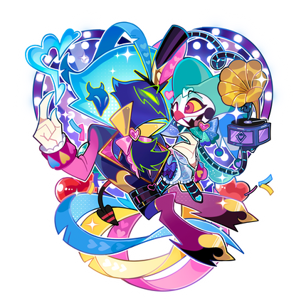 Helluva Pride Sticker Sheet Set 1