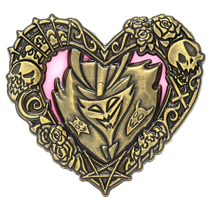 Heart Frame Pin - Ozzie - Oversized 3D Enamel Pin *SALE*