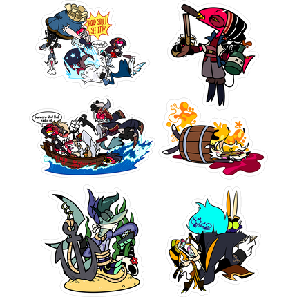 Smol Pirates Sticker Set 1