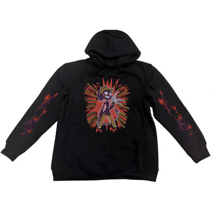 Pullover Hoodie - Barbie Wire Halloween Slasher w/Printed Sleeves *PRE-ORDER*