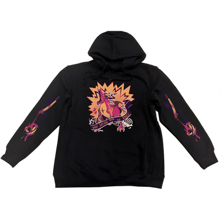 Pullover Hoodie - Satan Halloween Slasher w/Printed Sleeves *PRE-ORDER*