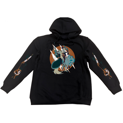 Pullover Hoodie - Andrealphus & Stella Halloween Slasher w/Printed Sleeves *PRE-ORDER*
