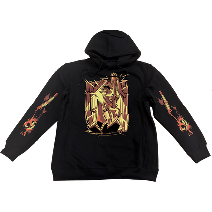 Pullover Hoodie - Striker Halloween Slasher w/Printed Sleeves *PRE-ORDER*