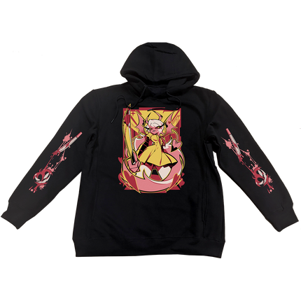Pullover Hoodie - Verosika Halloween Slasher w/Printed Sleeves *PRE-ORDER*