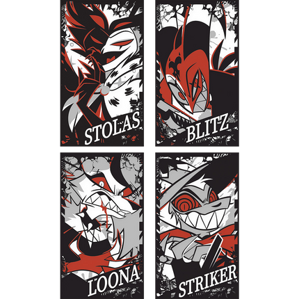 Metal Card Set Demon Series Wave 1 Red Variant