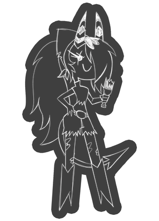 Sketchy Sallie May Car Decal *2ND WAVE PRE-ORDER*