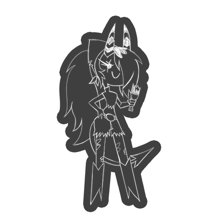 Sketchy Sallie May Car Decal *2ND WAVE PRE-ORDER*