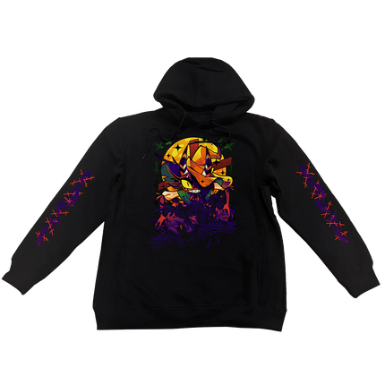 Pullover Hoodie - Sallie May Halloween  w/Printed Sleeves *LAST CHANCE*