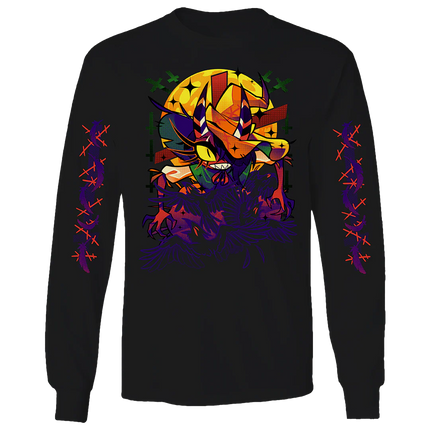 Long Sleeve Shirt - Sallie May Halloween  w/Printed Sleeves *LAST CHANCE*