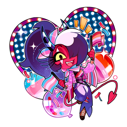 Helluva Pride Sticker Sheet Set 1