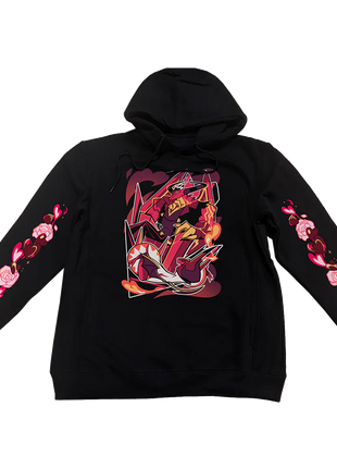 Pullover Hoodie - Satan Valentines 2025 Bonus Style w/Printed Sleeves *LAST CHANCE*