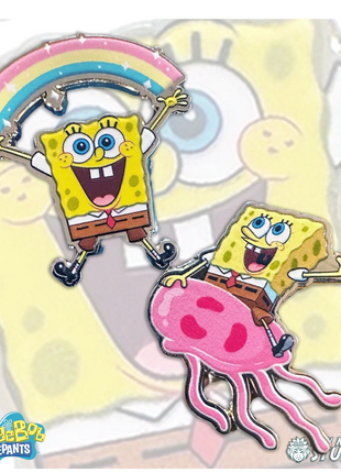 Positivity Spongebob Pin Set