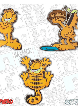 Triple Threat - Garfield 3 Pin Set