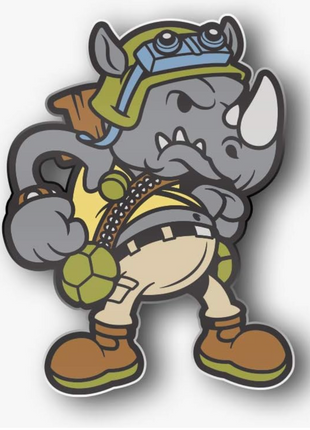 Harebrained! Vintage Rocksteady Pin