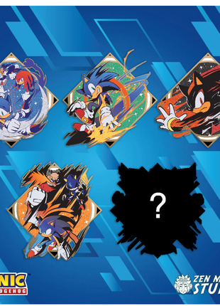 Speed Stamp Blind Bag Series: Sonic The Hedgehog Collectible Pin