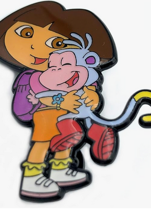 Dora and Boots Enamel Pin