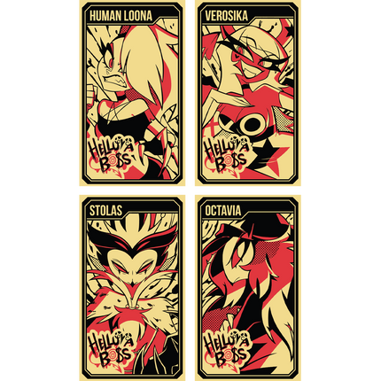 Helluva Boss Collectible Metal Cards - Series 1 - Wave 2 GOLD