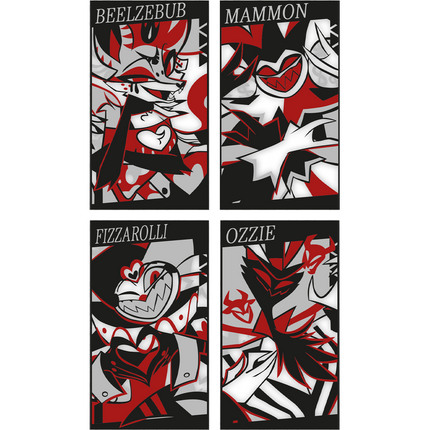 Helluva Boss Collectible Metal Cards - Series 2 - Wave 3 SILVER
