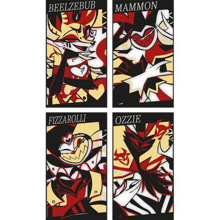 Helluva Boss Collectible Metal Cards - Series 2 - Wave 3 GOLD
