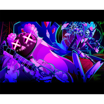 Andrealphus & Stella Halloween Slasher - Poster Print *PRE-ORDER*