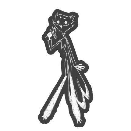Sketchy Stolas Car Decal *2ND WAVE PRE-ORDER*
