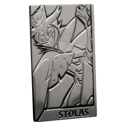 Stolas Silver Plated Metal Collectible Card