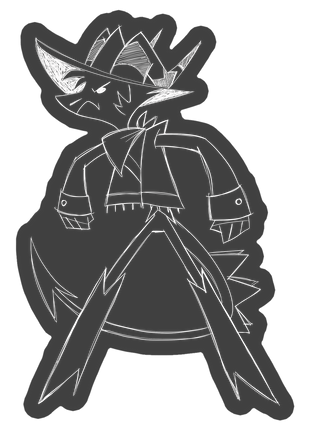 Sketchy Striker Car Decal *2ND WAVE PRE-ORDER*