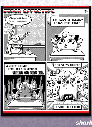 Super Effective Comic Print
