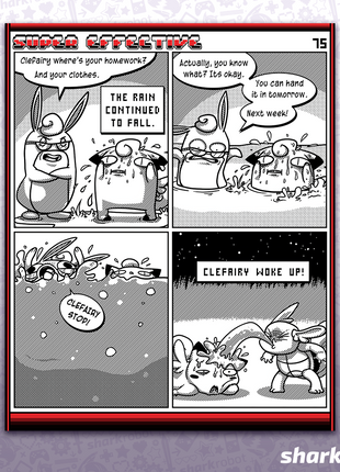 Super Effective Comic Print