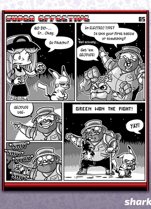 Super Effective Comic Print