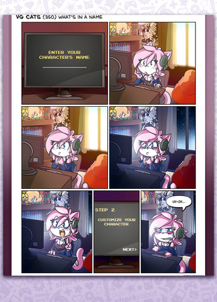 VG Cats Comic Print