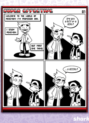 Super Effective Comic Print
