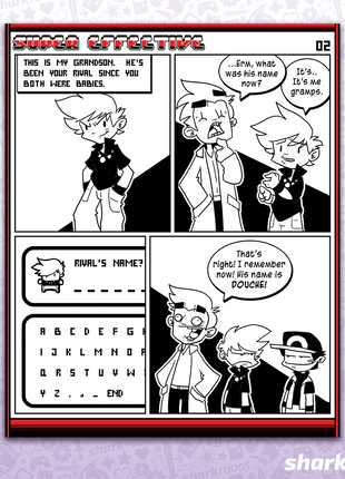Super Effective Comic Print