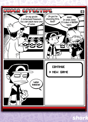 Super Effective Comic Print