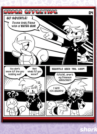 Super Effective Comic Print