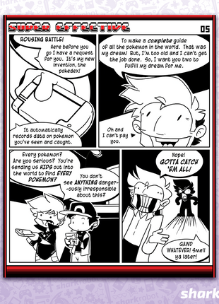 Super Effective Comic Print