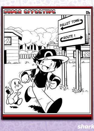 Super Effective Comic Print