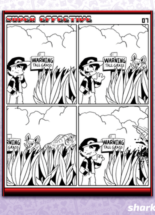 Super Effective Comic Print