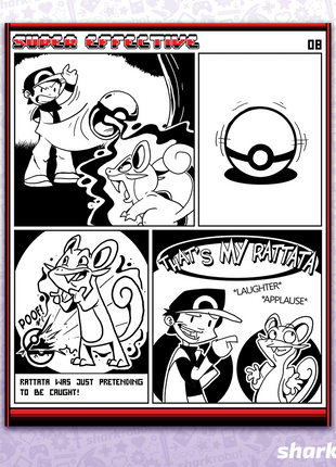 Super Effective Comic Print