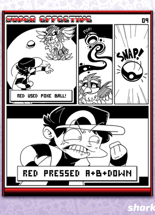 Super Effective Comic Print