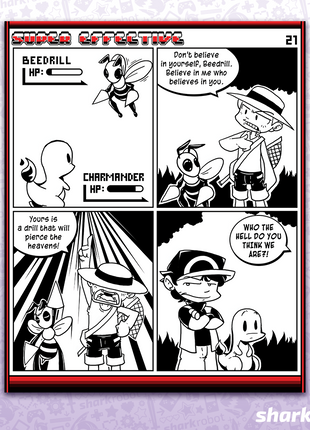 Super Effective Comic Print